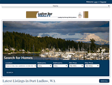 Tablet Screenshot of ludlowbayrealty.com